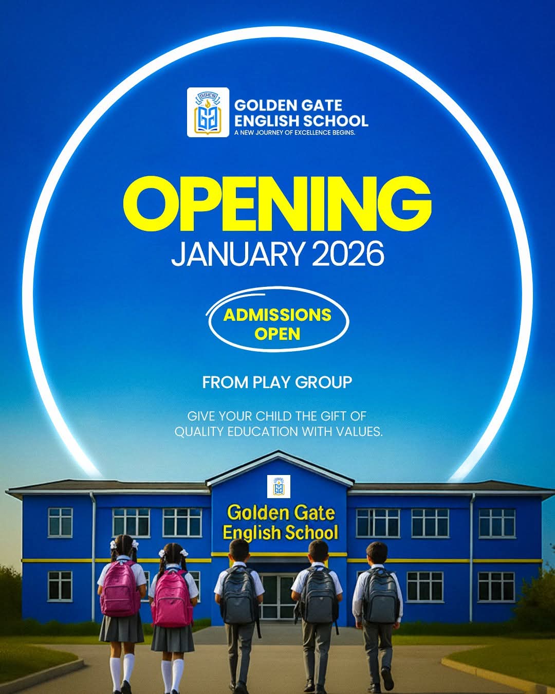 Opening January 2026 at Golden Gate English School